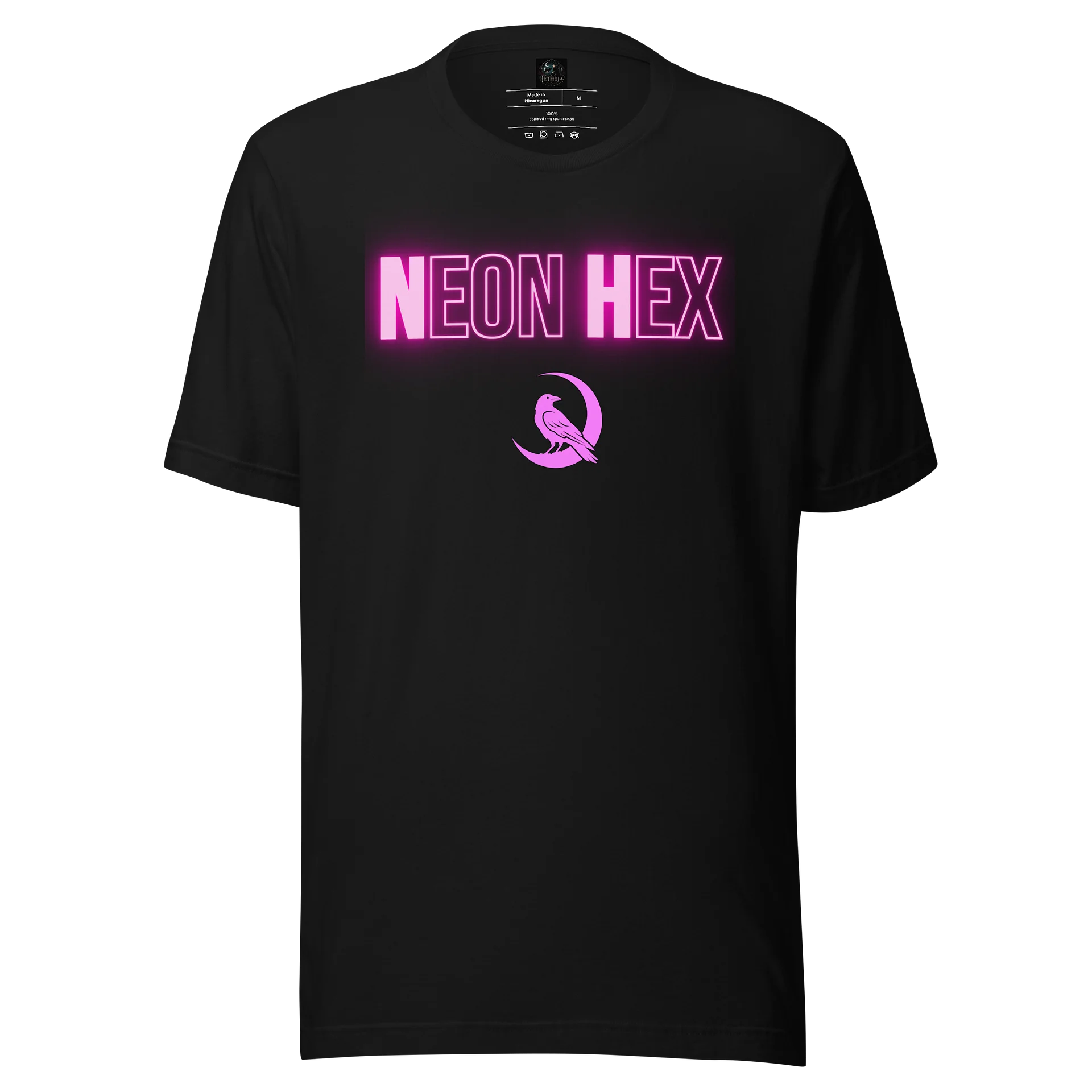 Pink Hex Raven & Moon Neon Super-soft Tee product image (5)