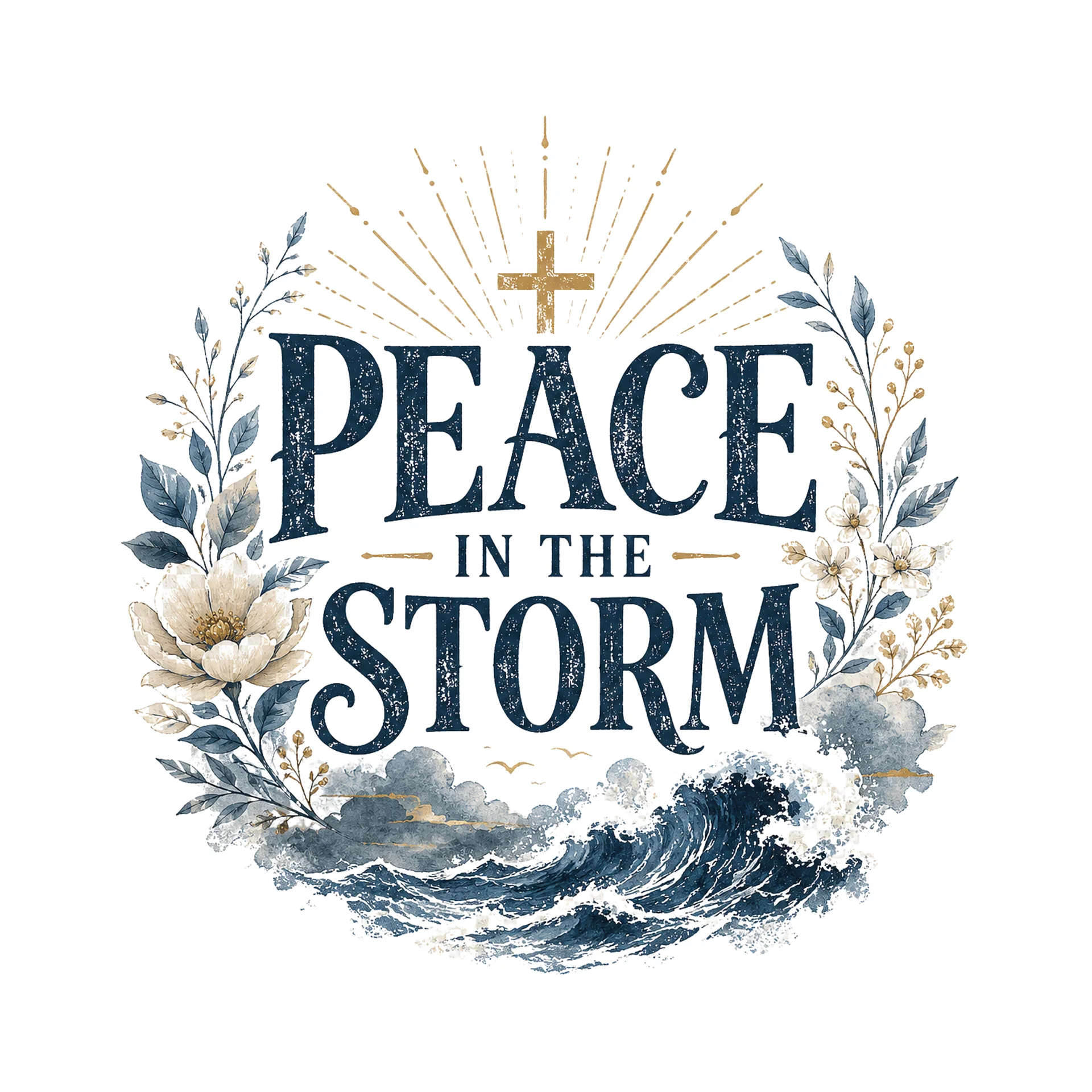 Peace In The Storm Sticker product image (1)