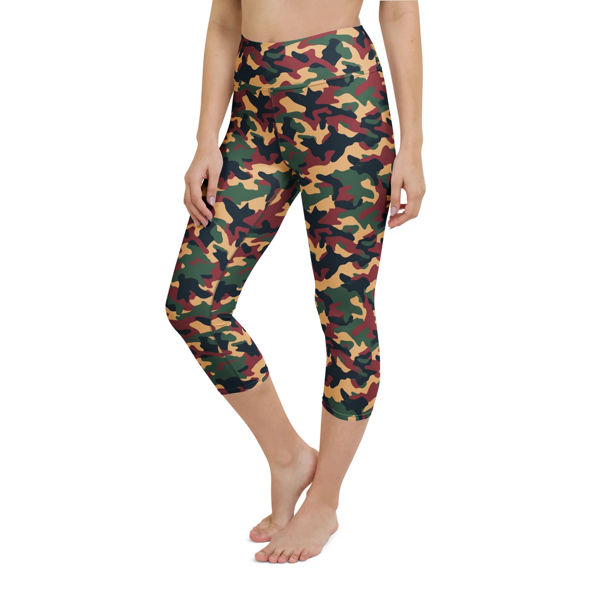 Autumn Camo Capri Leggings product image (1)