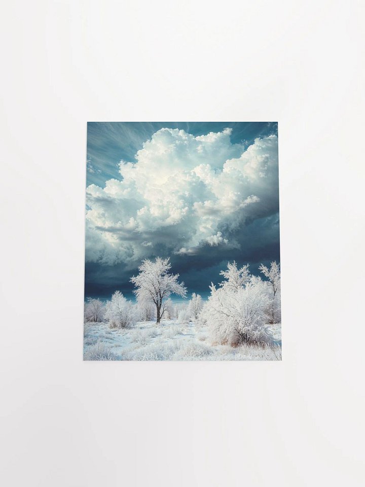 Dramatic Winter Wonderland Matte Poster product image (17)