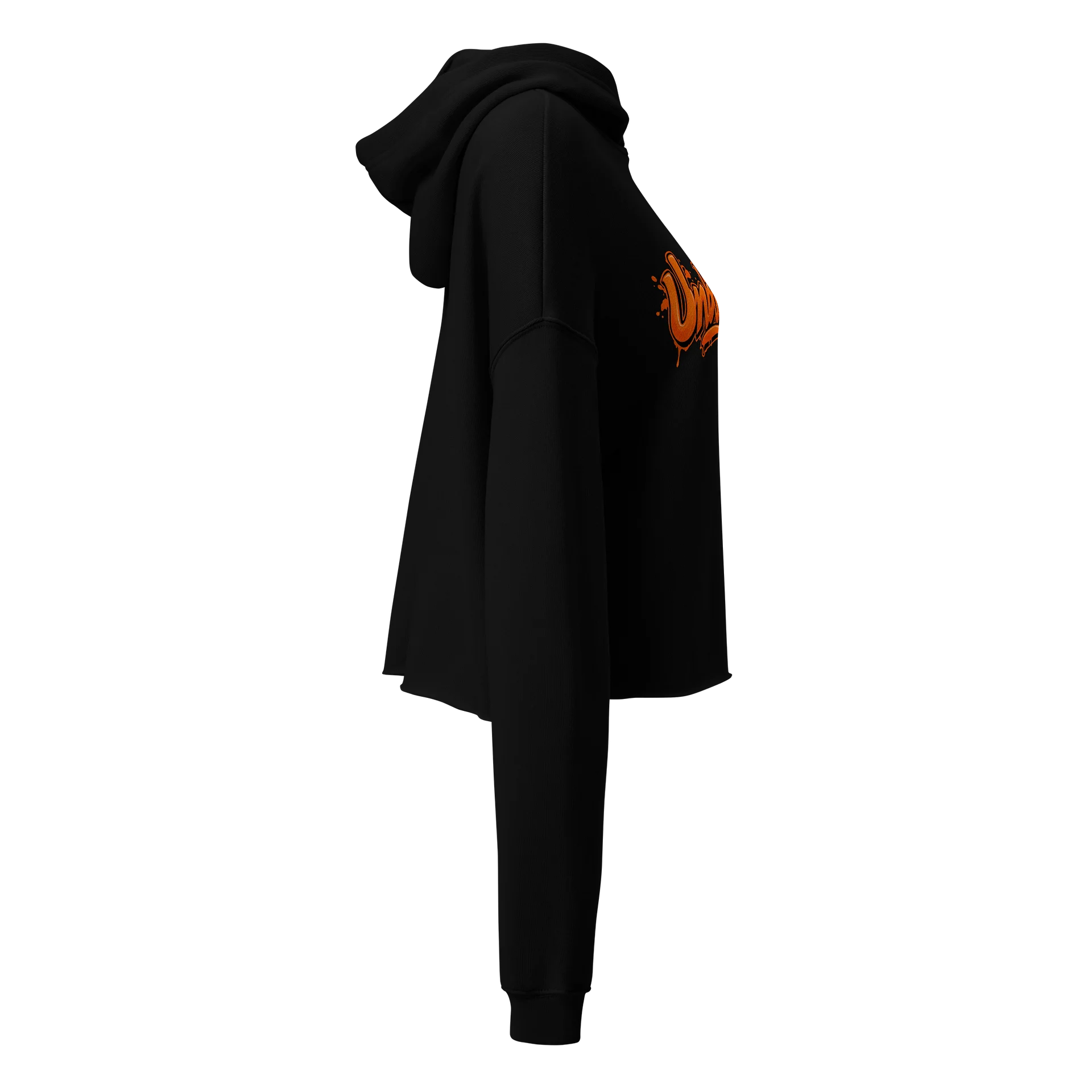 HERitage Unbothered Crop Hoodie In Orange product image (4)
