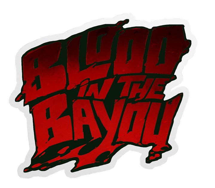 Blood in the Bayou Sticker Logo product image (1)