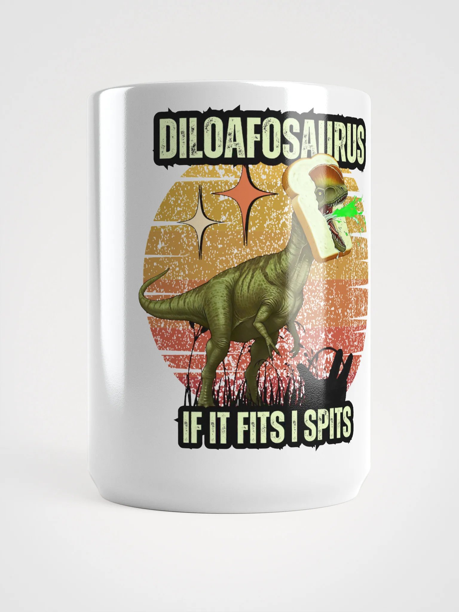 Diloafosaurus - Dilophosaurus and Bread Funny Mug product image (1)