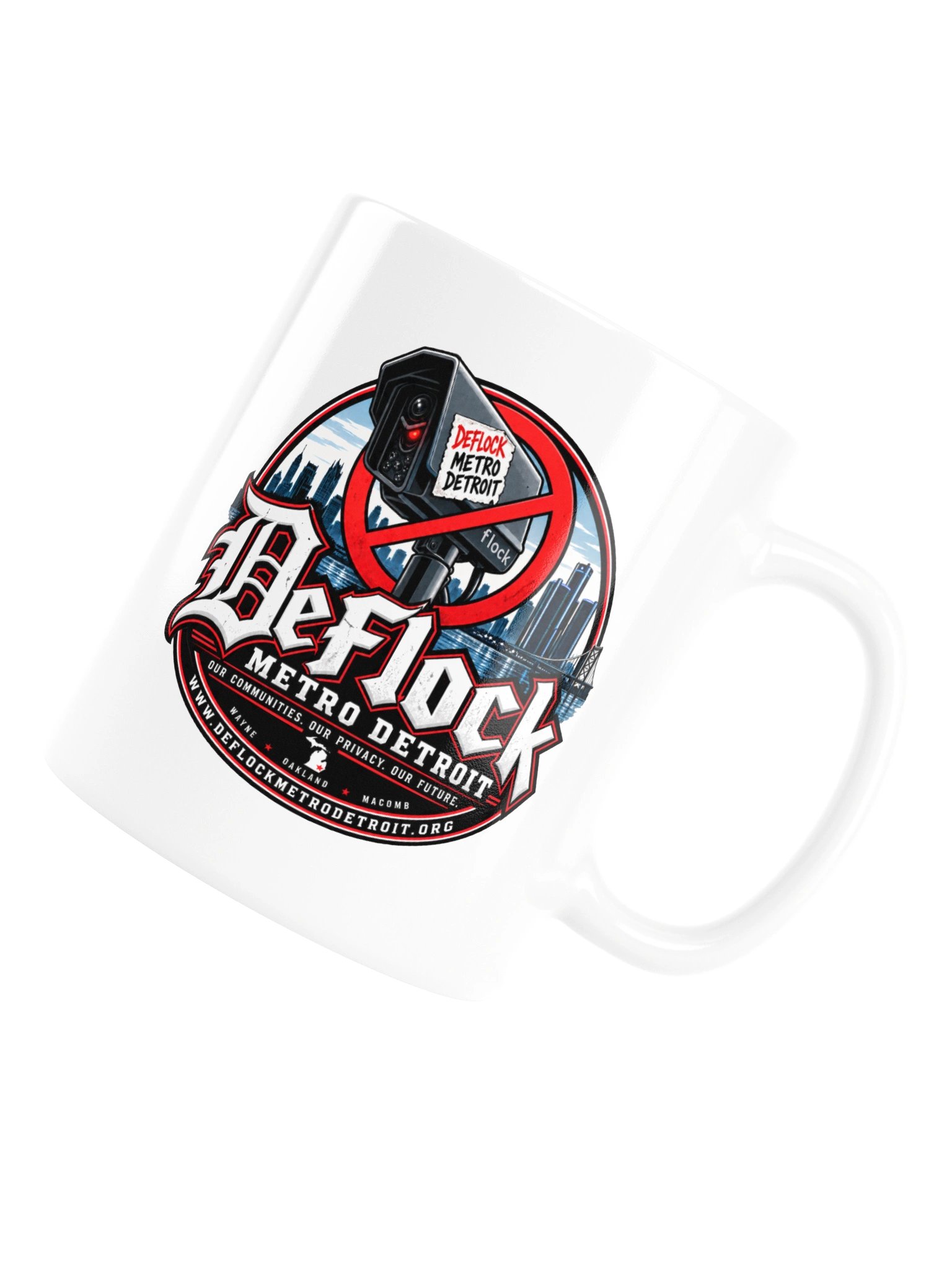 DeFlock Metro Detroit Logo Mug product image (16)