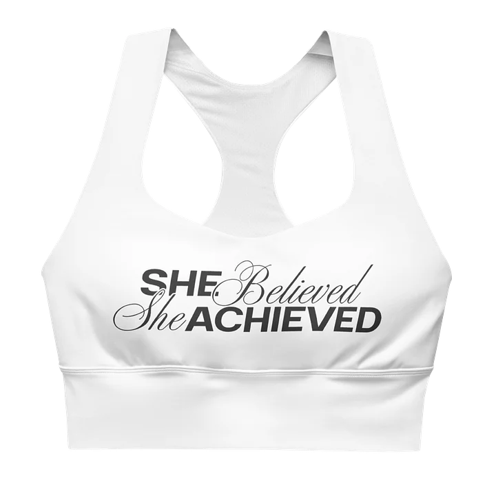 She Believed + Achieved Sports Bra product image (1)
