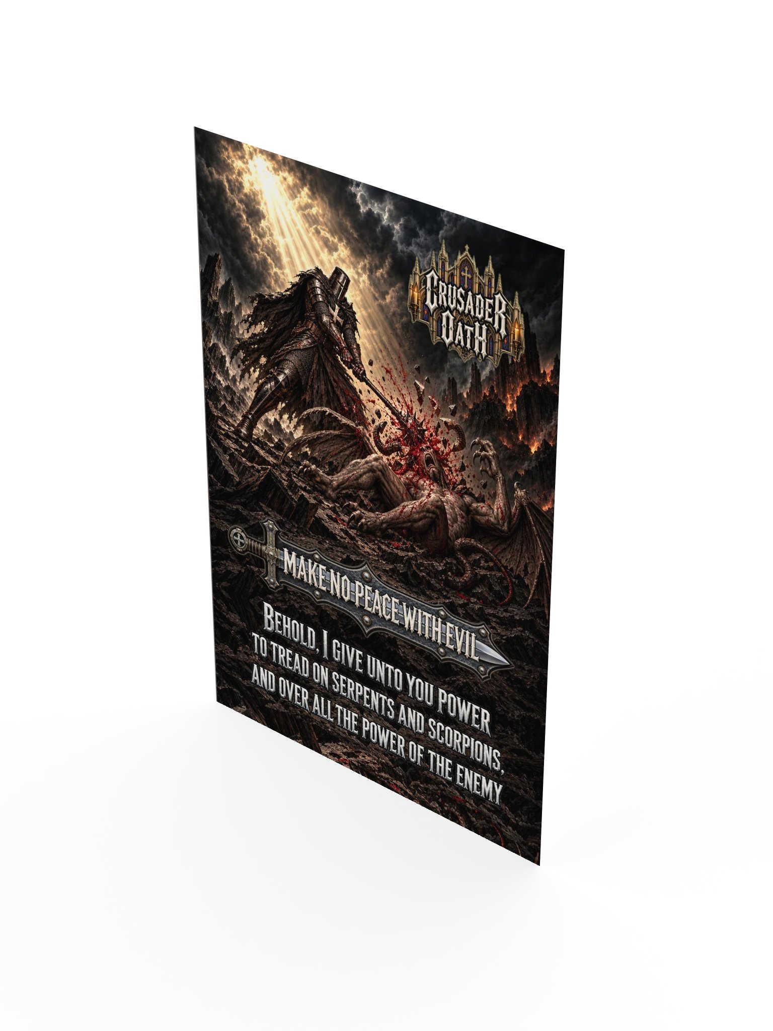 Make No Peace With Evil Posters product image (5)