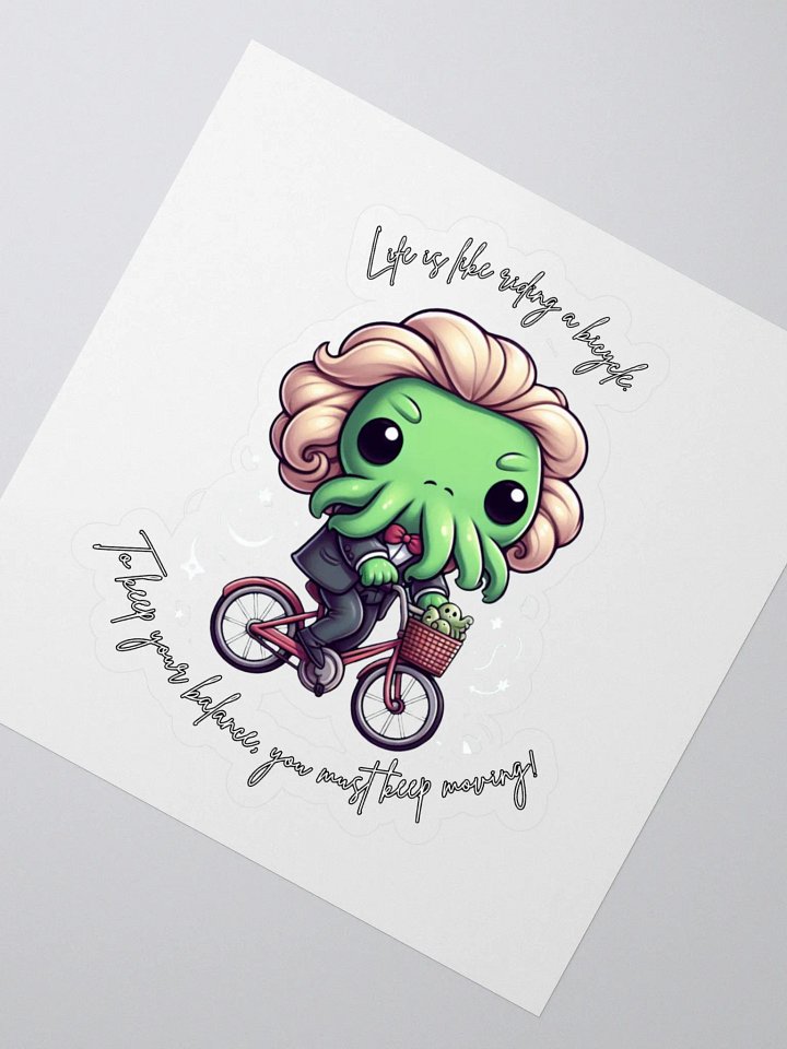 Keep Moving Cthulhu Sticker! product image (2)
