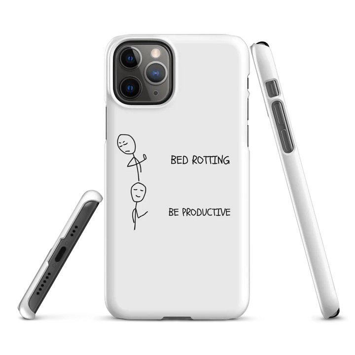 Bed Rotting vs Be Productive iPhone® Snap Case product image (3)