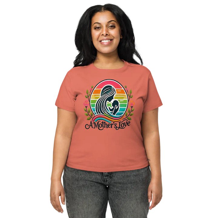 Mother's Love Silhouette High-Waisted Tee product image (1)