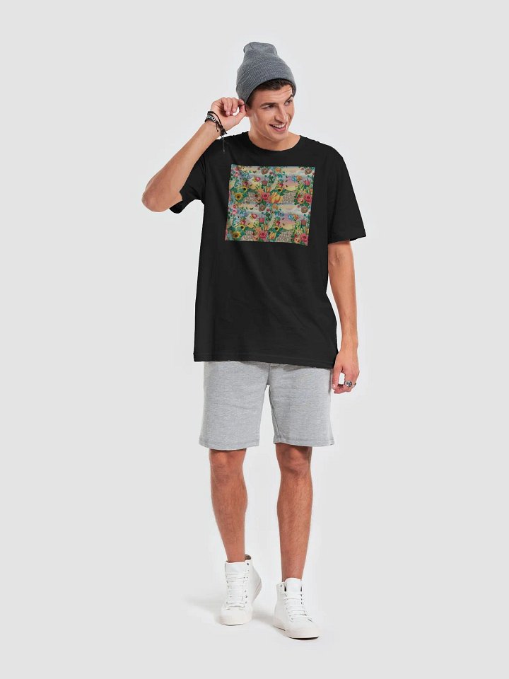 Graphic Grove Unisex Floral Garden T-Shirt with Butterflies product image (1)