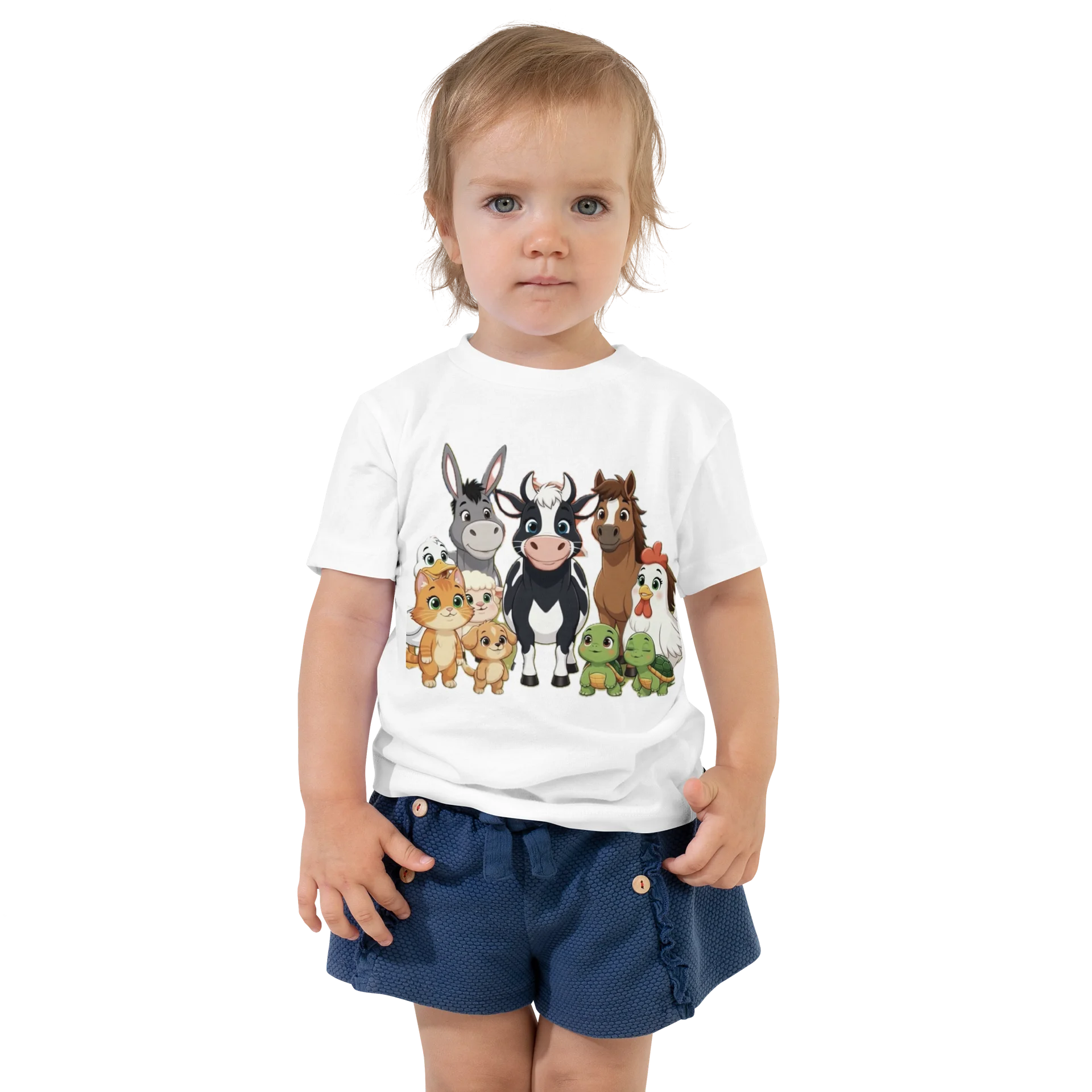 Cute Farm Animals Nursery Rhyme Children’s T-shirt product image (1)