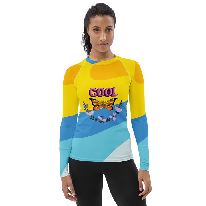 Butterfly Bliss Women's Rash Guard product image (1)