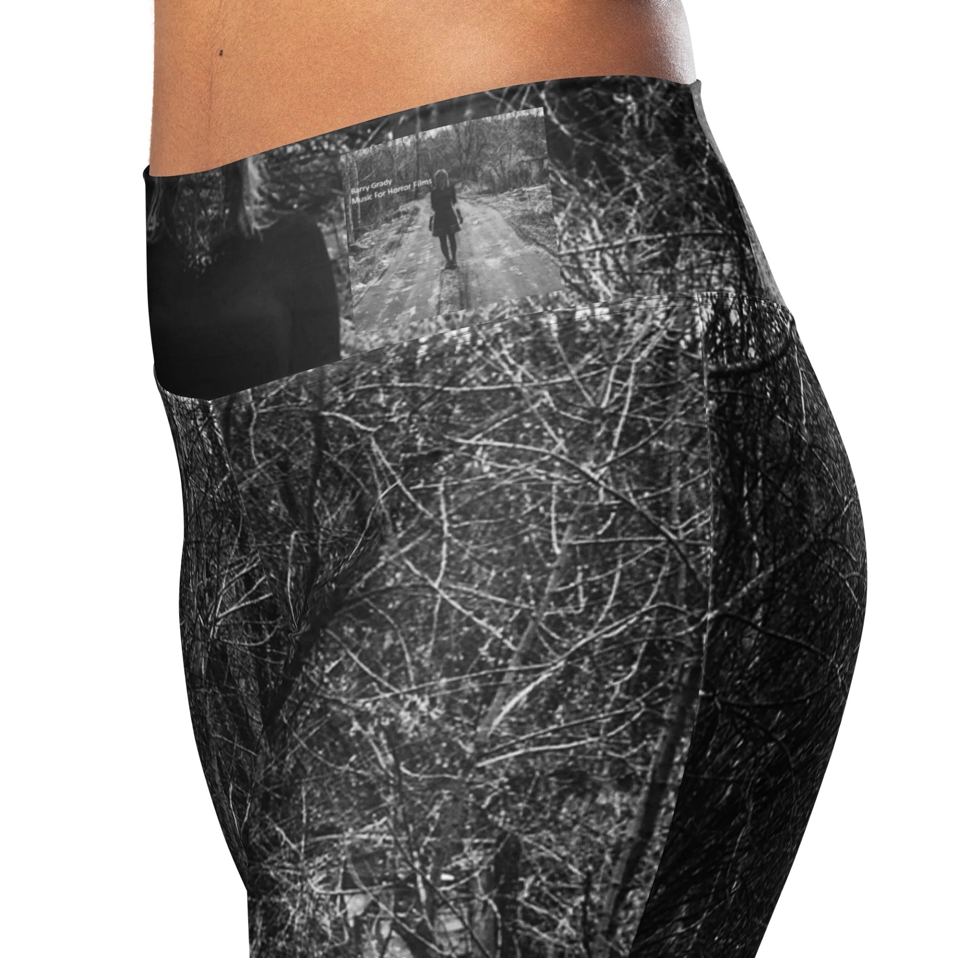 'Music For Horror Films' EcoFlare High-Waisted Leggings product image (4)