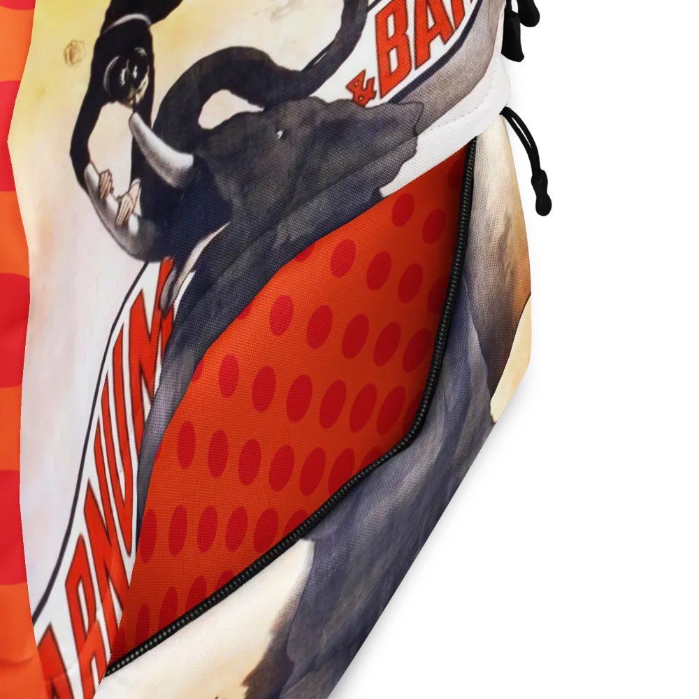 Vintage Circus Spectacle All-Over Print Backpack product image (4)