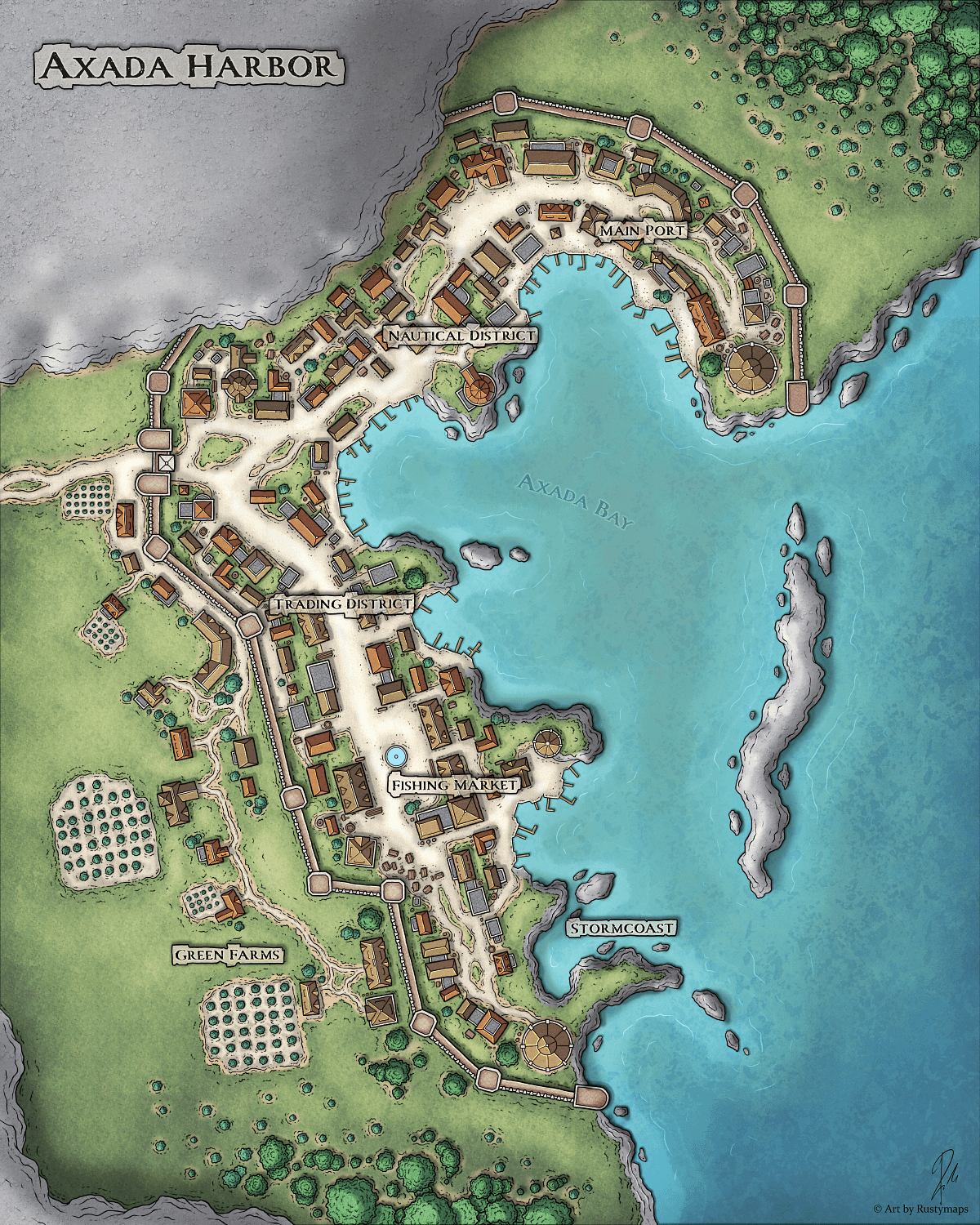 Axada Harbor | Rustymaps