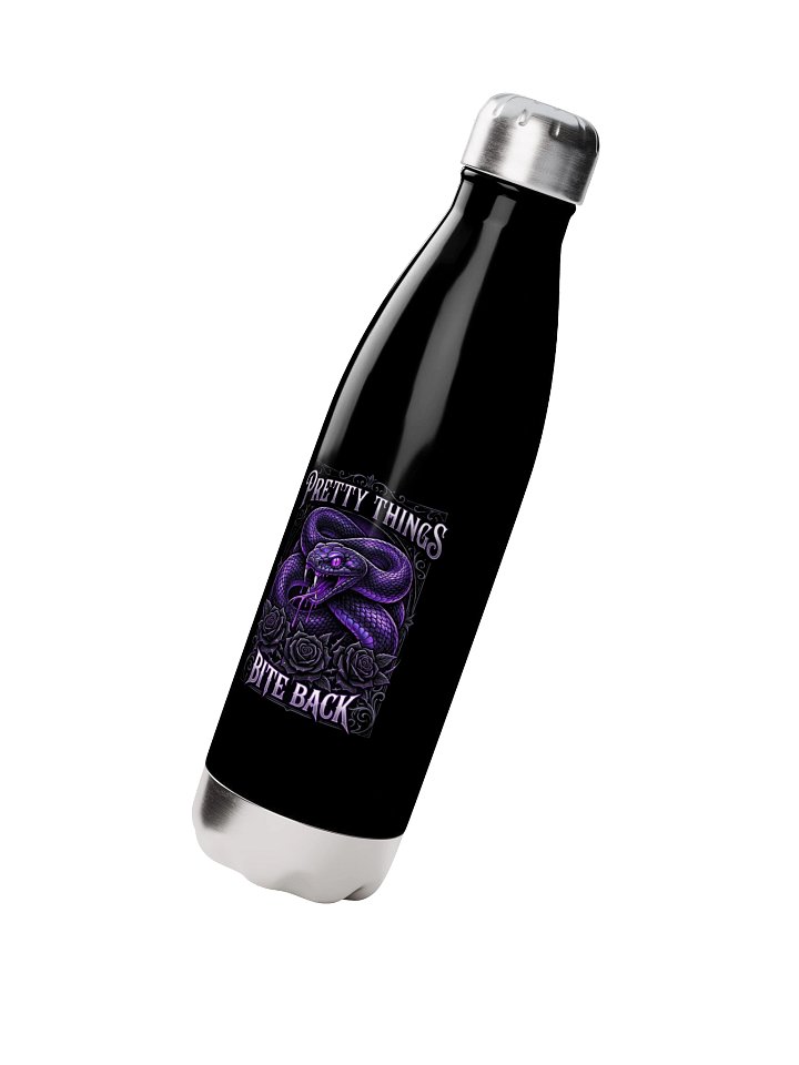 PRETTY THINGS BITE BACK — Purple Snake Water Bottle product image (2)
