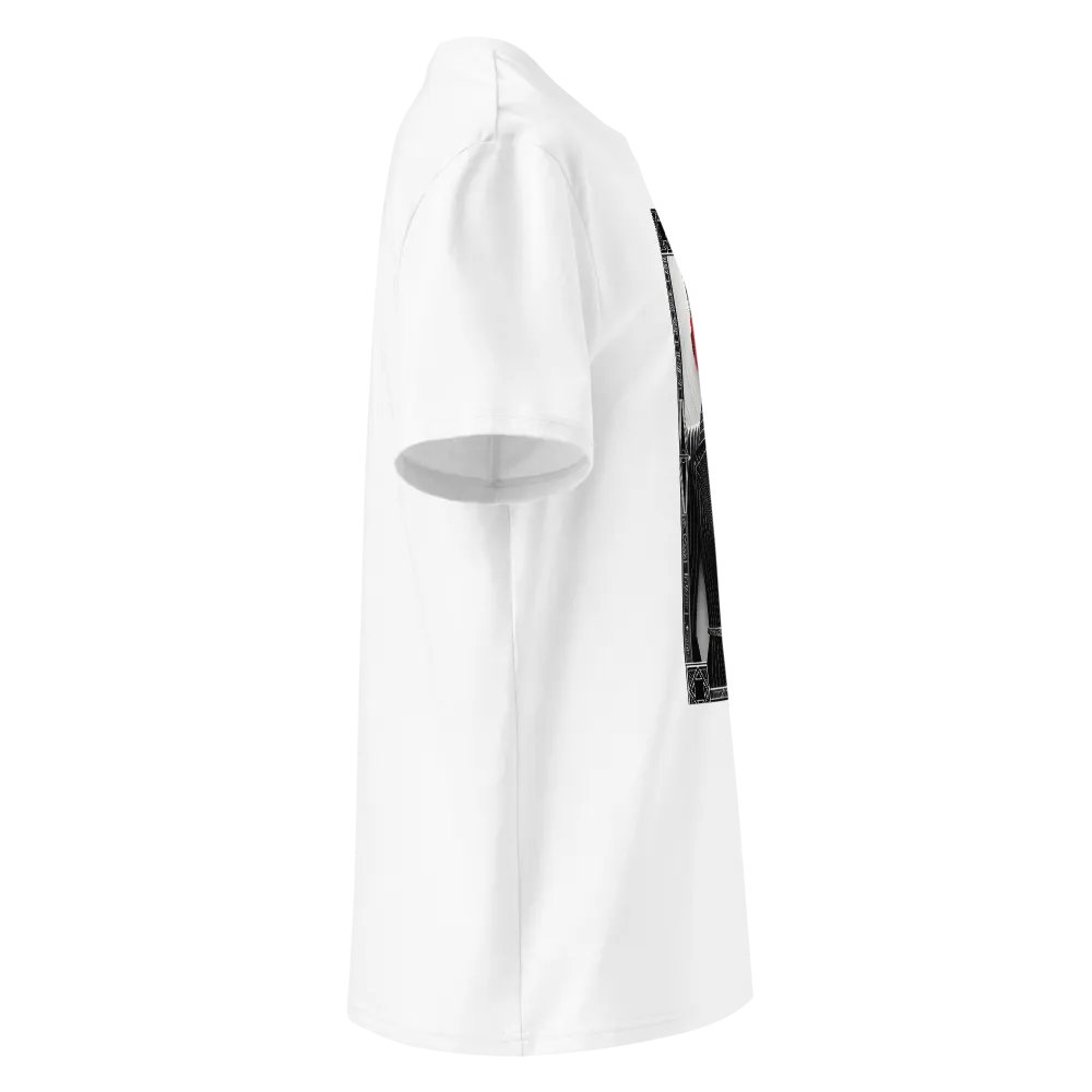 Tune into your Power Masked Unisex Organic Cotton T-Shirt. product image (3)