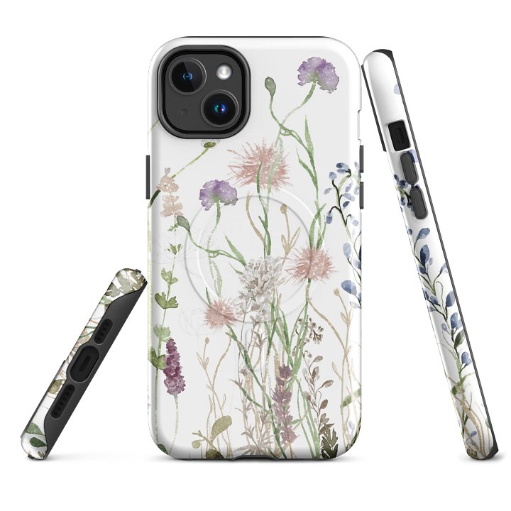 WILDFLOWERS WHITE iPhone® case MagSafe® product image (1)