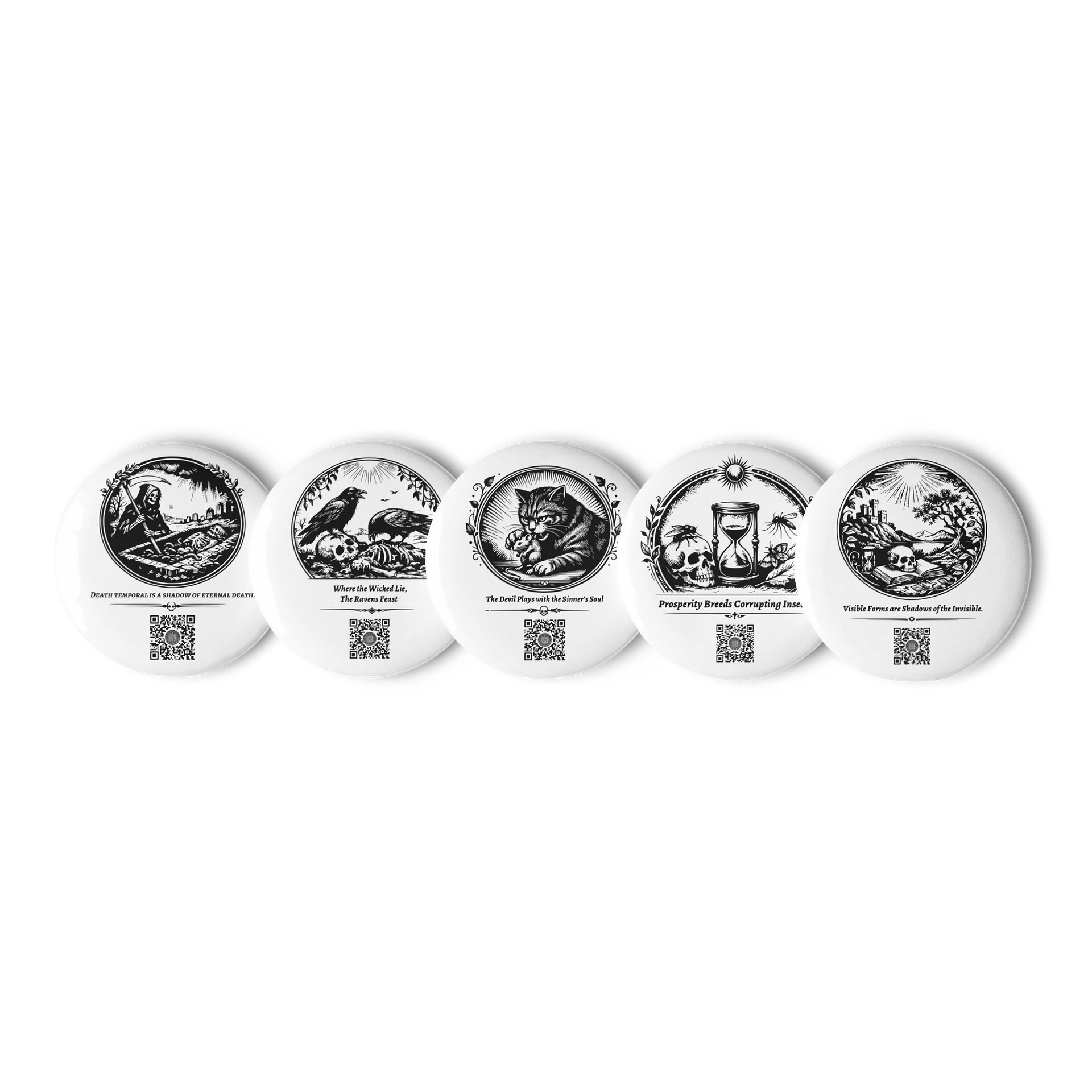Memento Mori Collection (Black on White) product image (1)