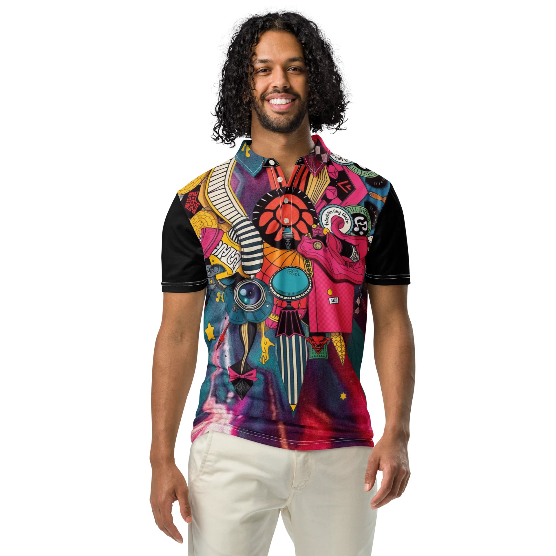Symmetric Chaos Men's Polo Shirt product image (3)