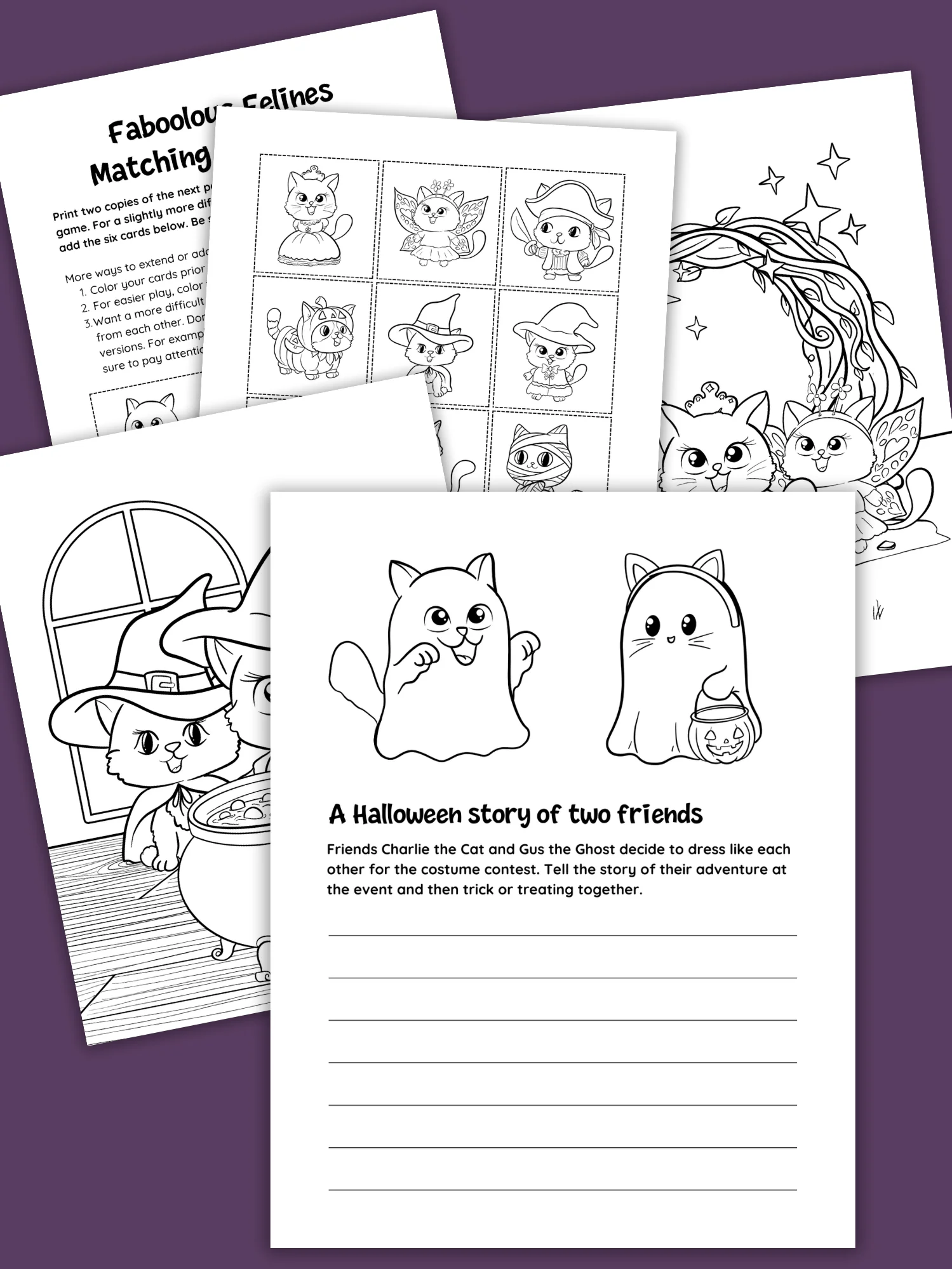 Faboolous Felines Coloring and Activity Book product image (2)