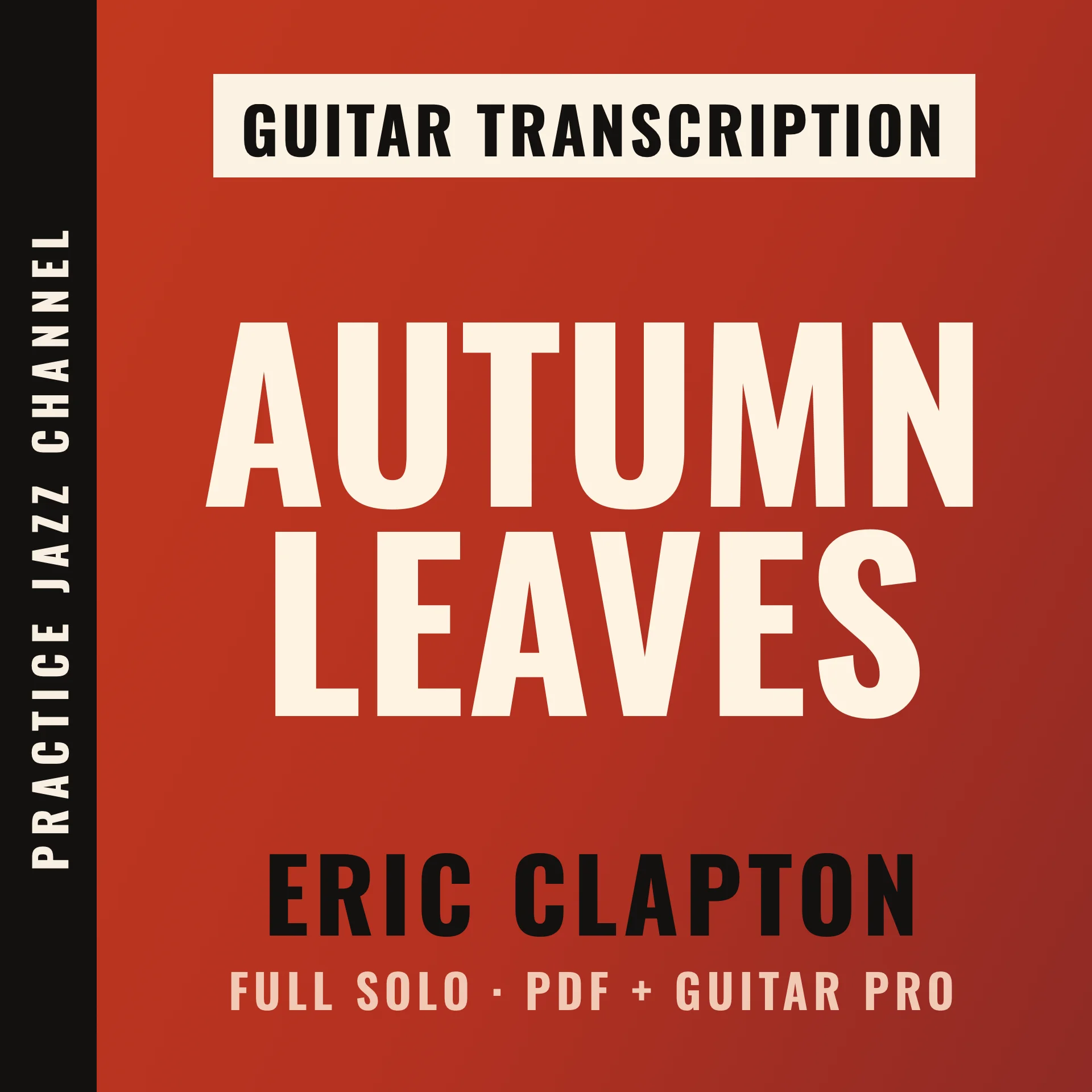 (Transcription GP) Autumn Leaves - Eric Clapton product image (1)