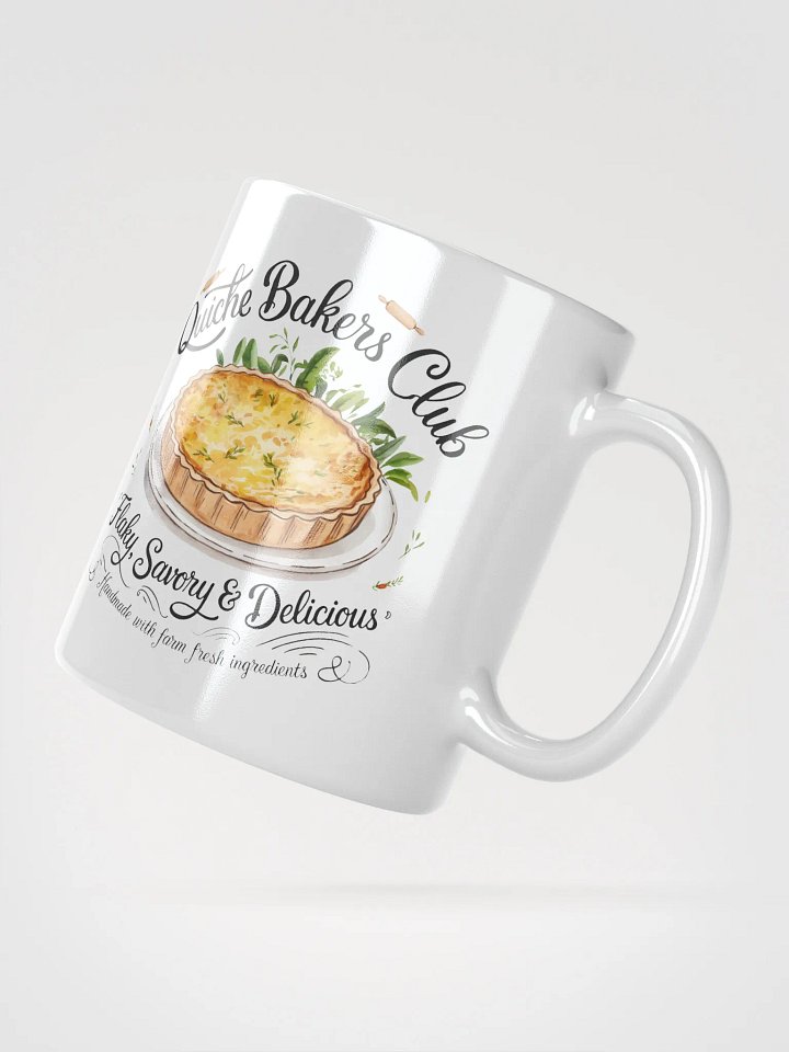 Quiche Bakers Club White Glossy Mug product image (6)