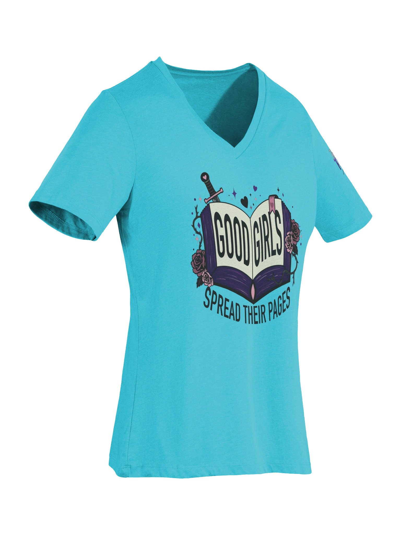 Good Girls Spread Their Pages (Women's V-Neck) product image (40)