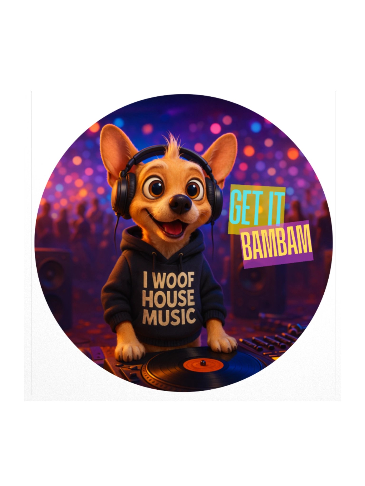 Get It Bam Sticker 3 X 3 product image (1)
