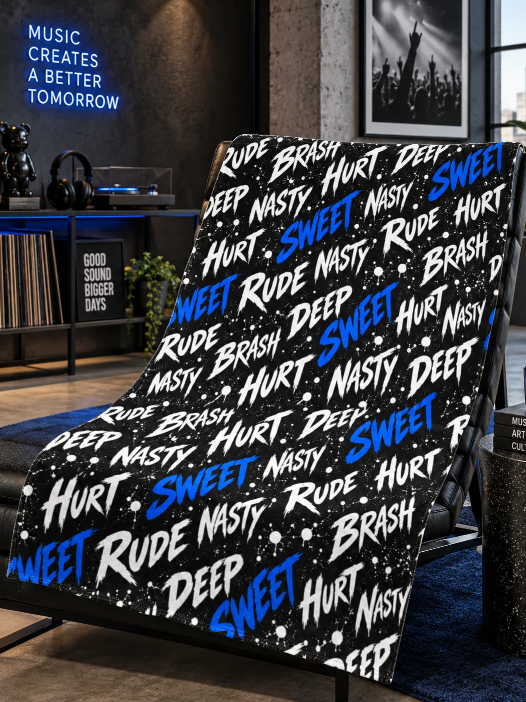 Rude, Brash, Hurt, Deep, Nasty, Sweet Beach Towel — Eternal Love Collection product image (1)