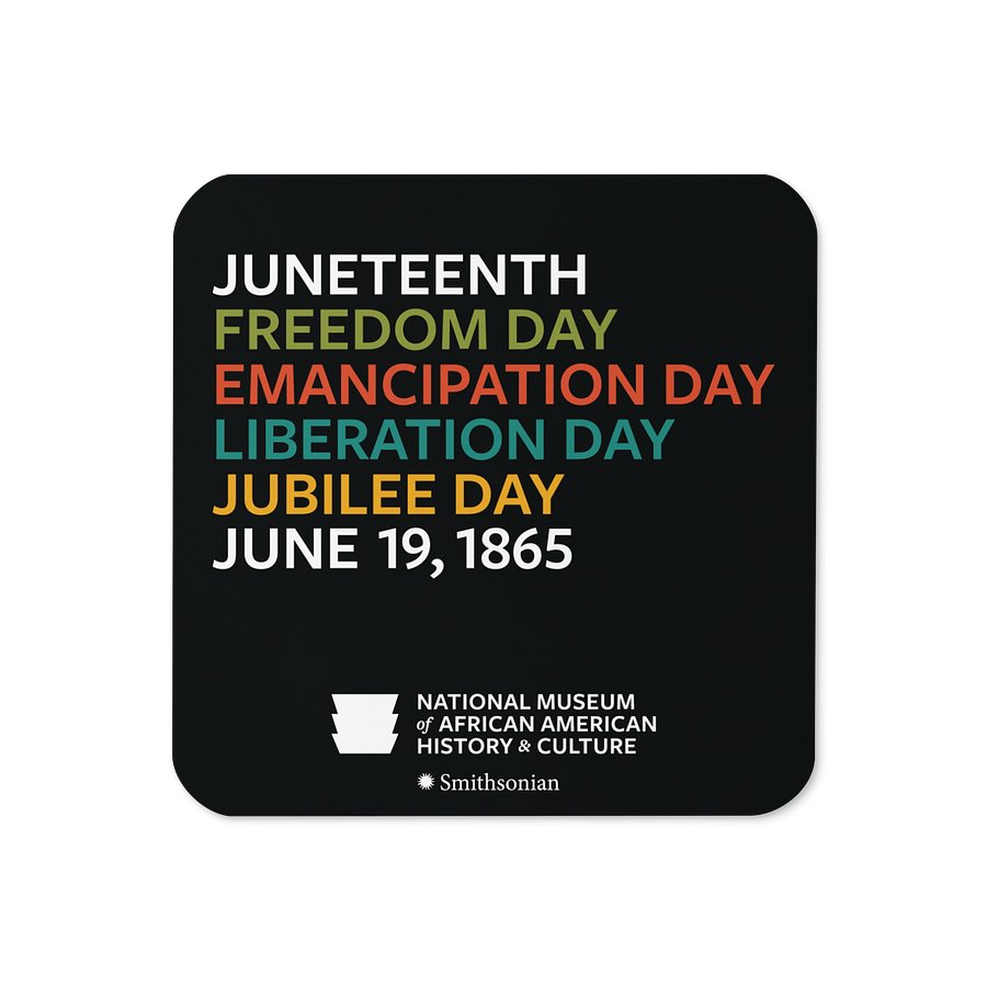 Emancipation Day Coaster Image 2