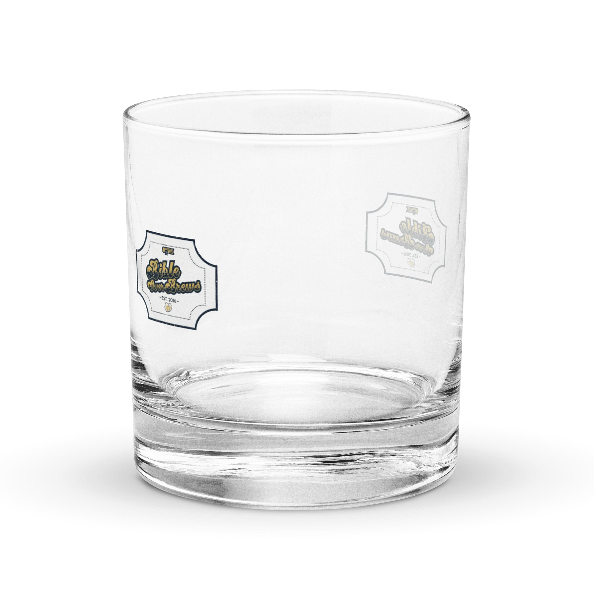 Bible over Brews Rocks Glass product image (2)