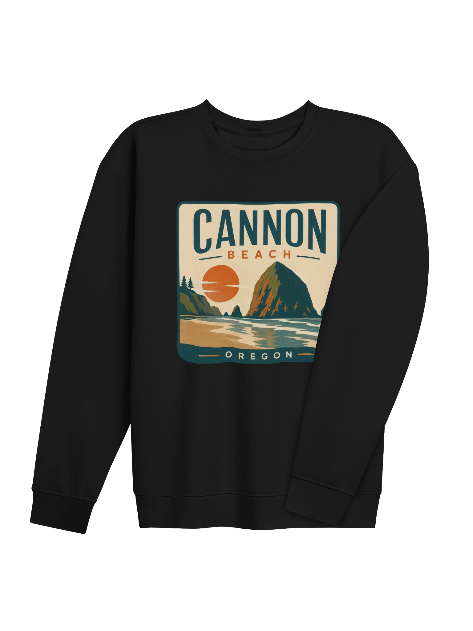 Cannon Beach Oregon Vintage Sweatshirt product image (35)