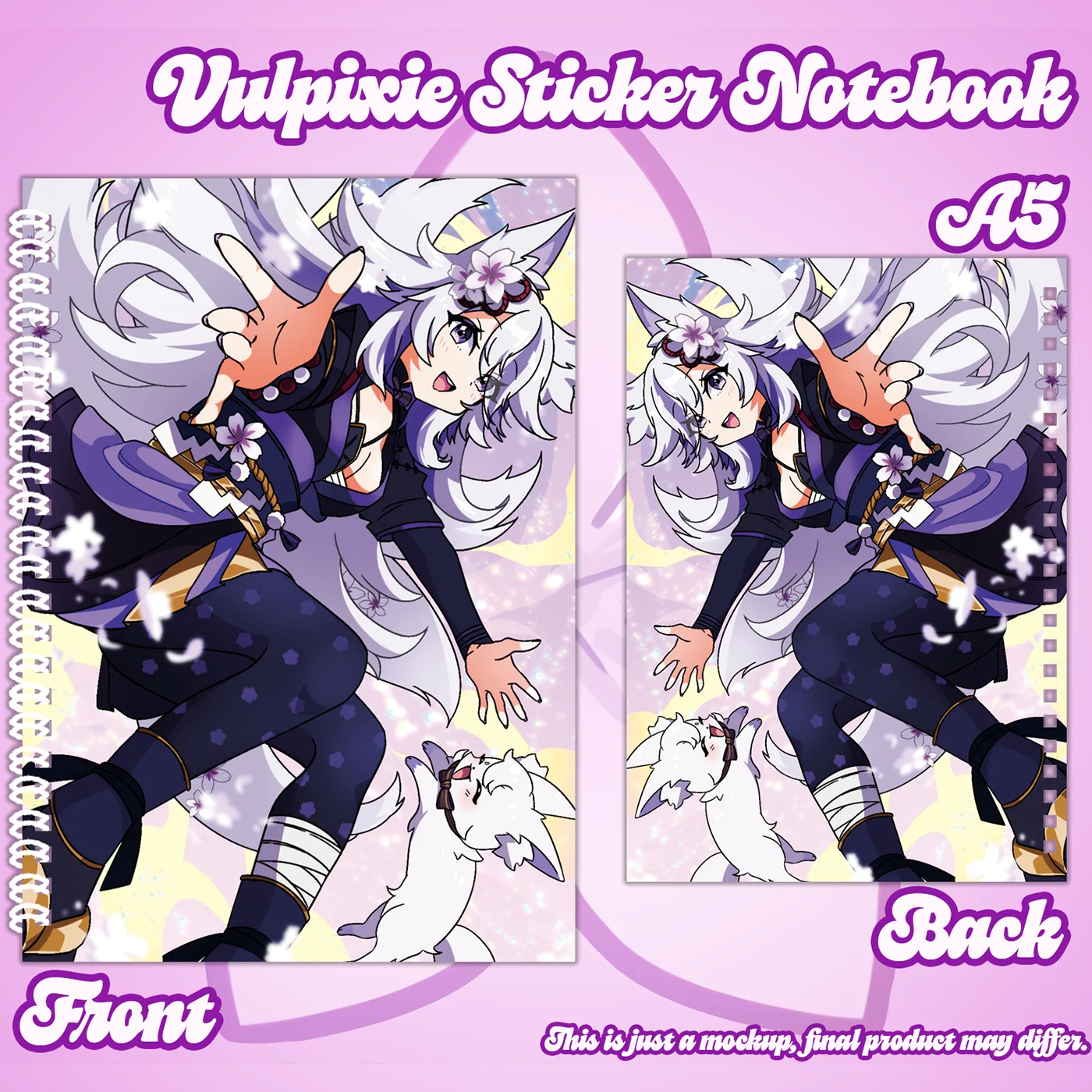Vulpixie Sticker Notebook product image (1)