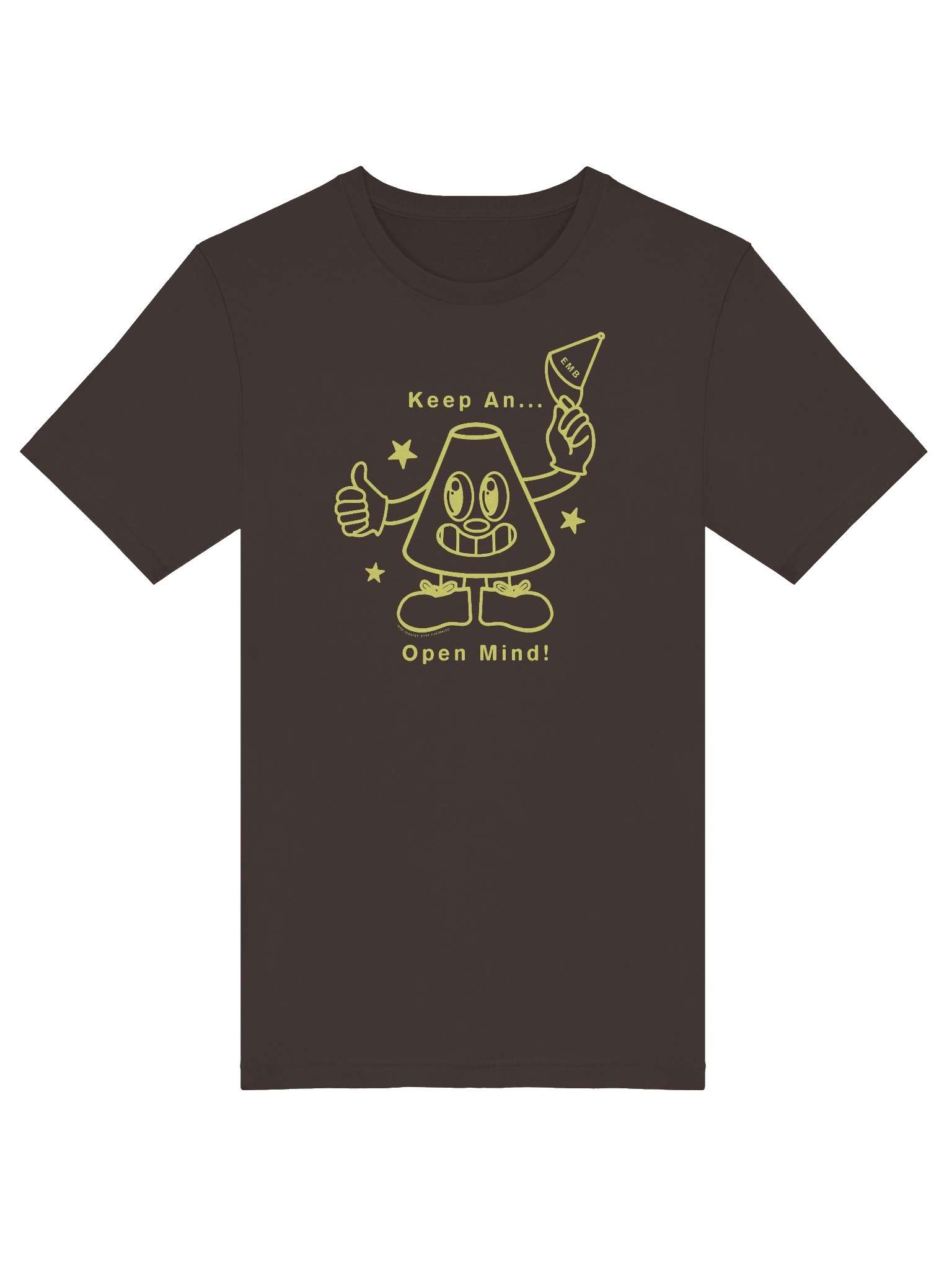 Keep An... Open Mind! Yellow on Brown & Vintage Black product image (6)