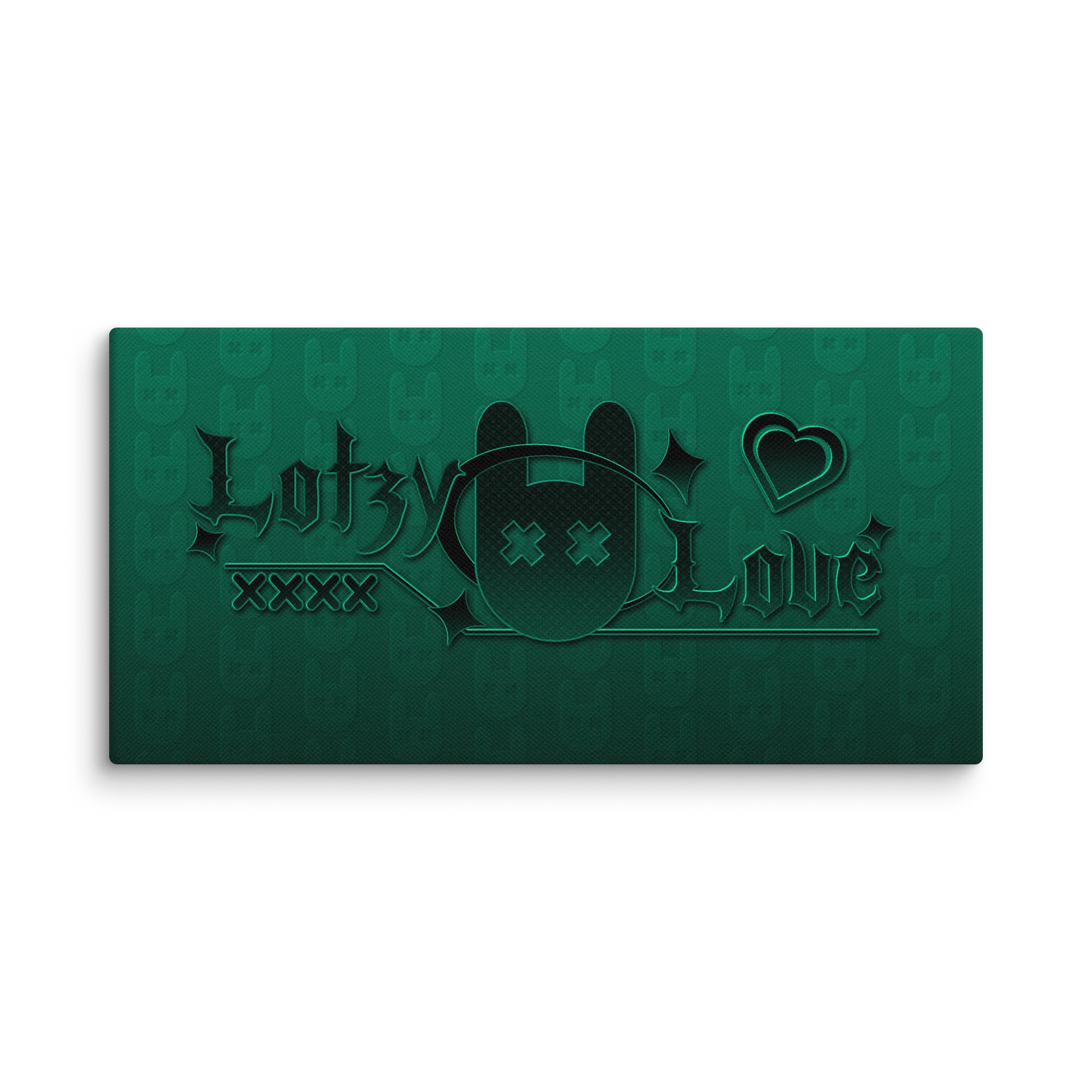 Lotzy Love Text Logo Canvas product image (1)