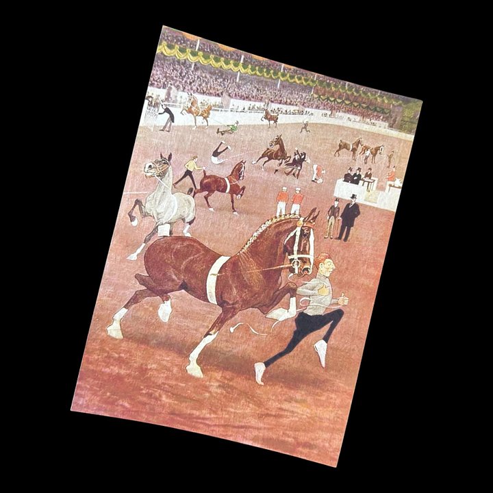 George Ford Morris "Hackney Horses" Vintage Equestrian Giclee Fine Art Print | 5x7 | The Ribbon Room product image (1)