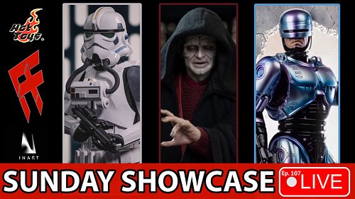 Sunday Showcase Ep. 107 will be LIVE at 8PM Central tonight on YouTube. #sundayshowcase #hottoyscollectibles #inart #collecting