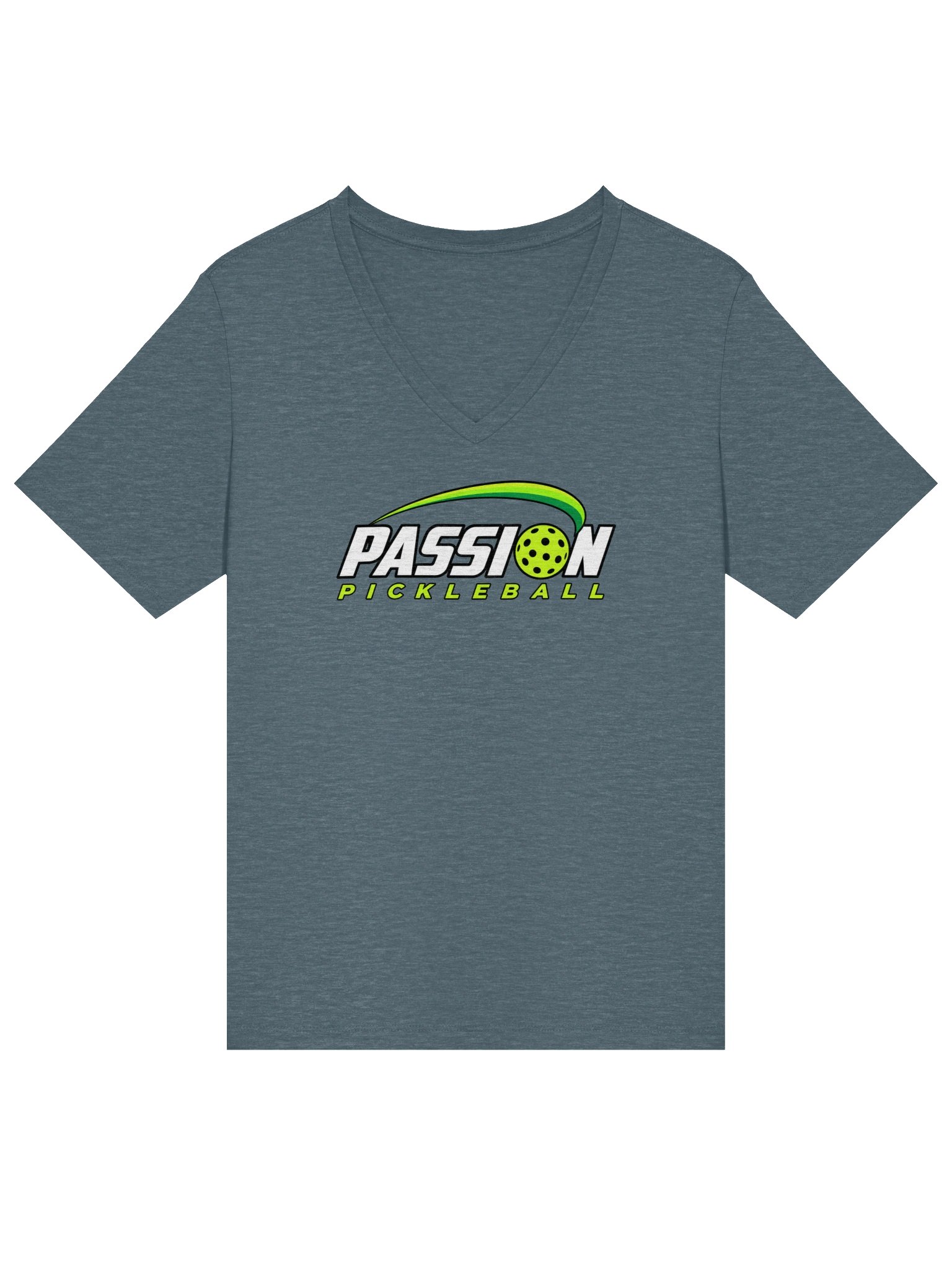 Passion Pickleball Ladies' V-Neck Tee product image (39)