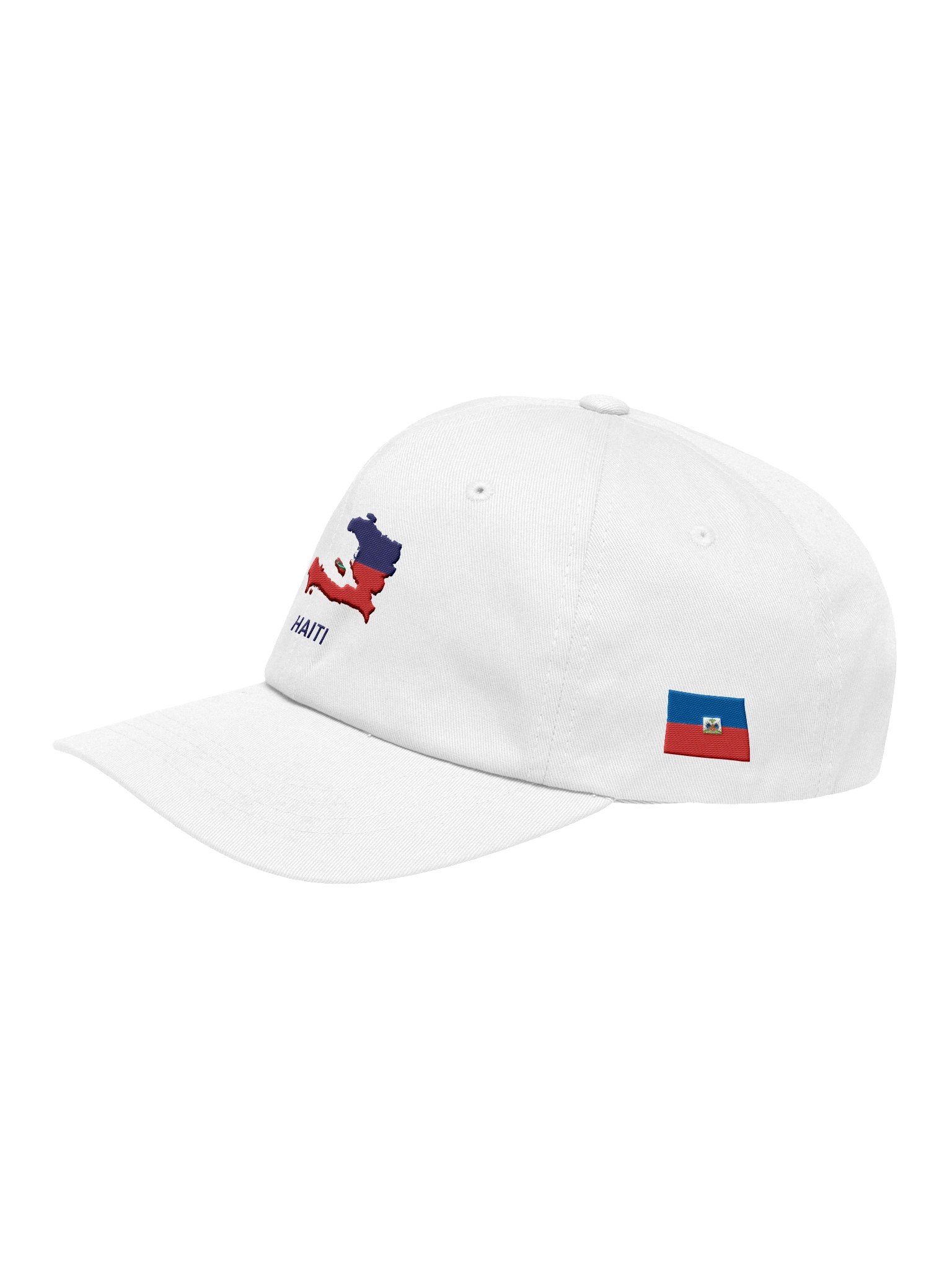 Haiti 2026 World Cup Flag Dad Hat - Haiti Soccer Fan Cap - Premium Embroidered Chino Cotton Twill product image (3)