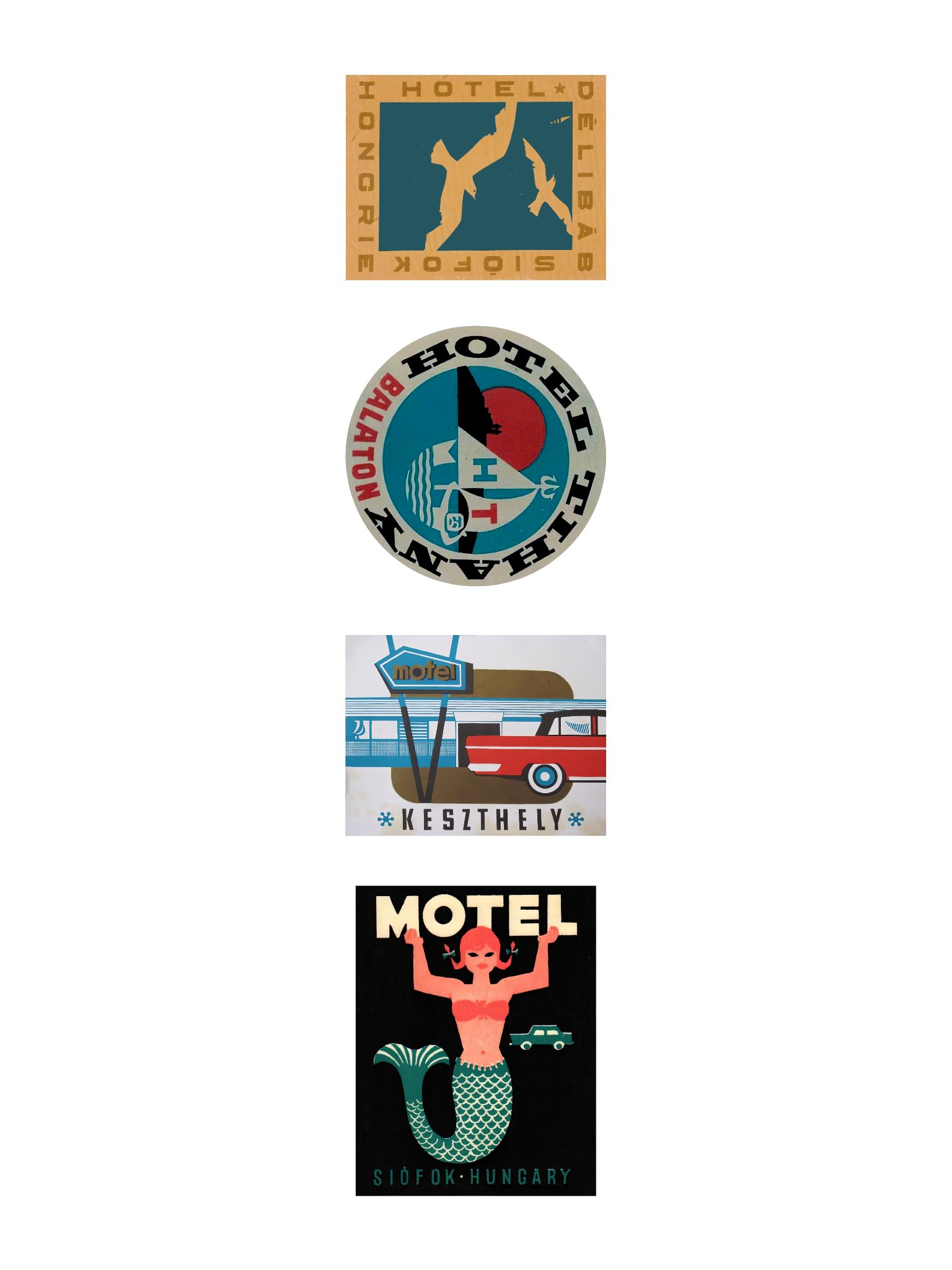 Lake Balaton Hotel Stickers product image (3)