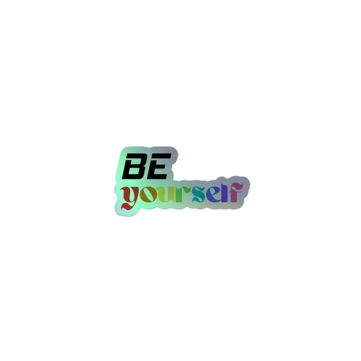 BE yourself sticker product image (1)