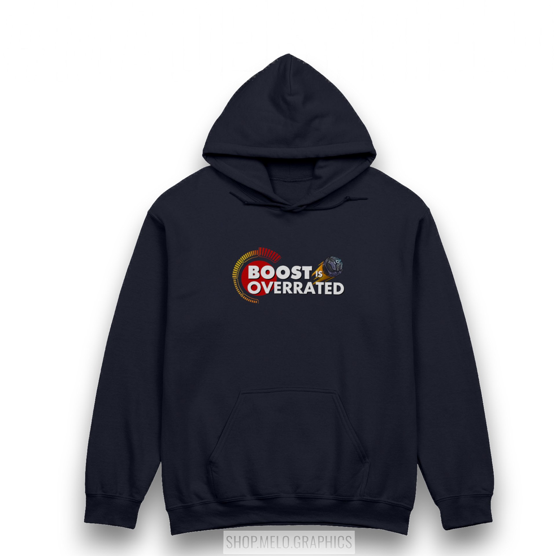 Carball Boost is Overrated - Basic Hoodie | #MadeByMELO product image (6)