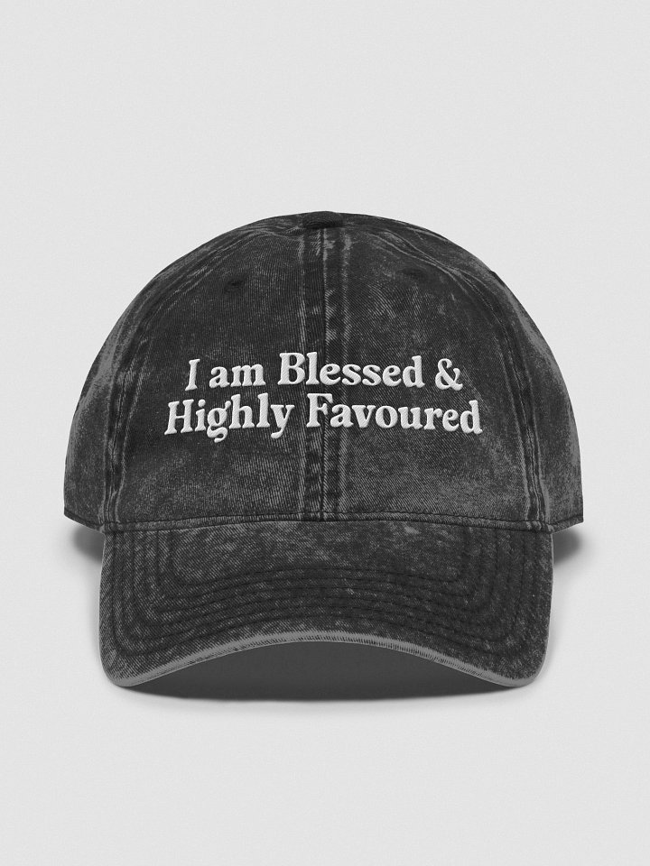 I Am Blessed & Highly Favoured Dad Hat product image (1)
