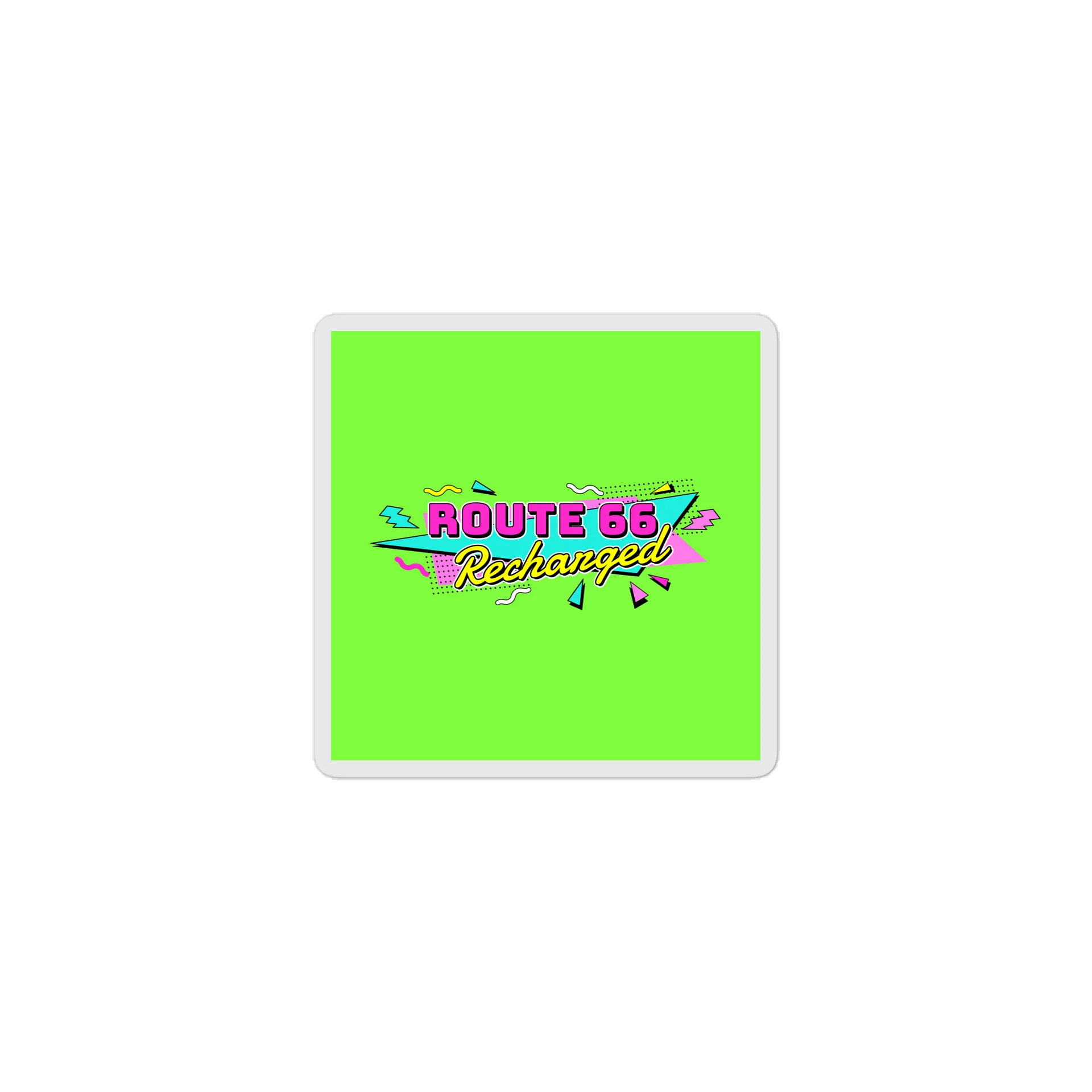 Route 66 Recharged / 1990's / Decades Art (Sticker) product image (1)