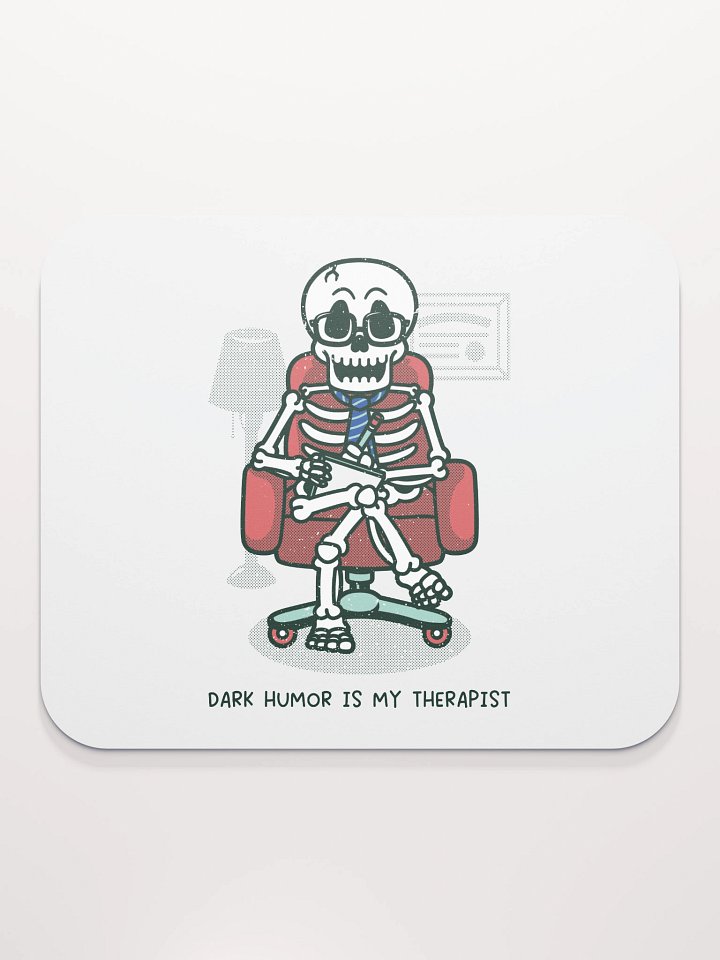 Dark Humor Is My Therapy Mouse Pad product image (2)
