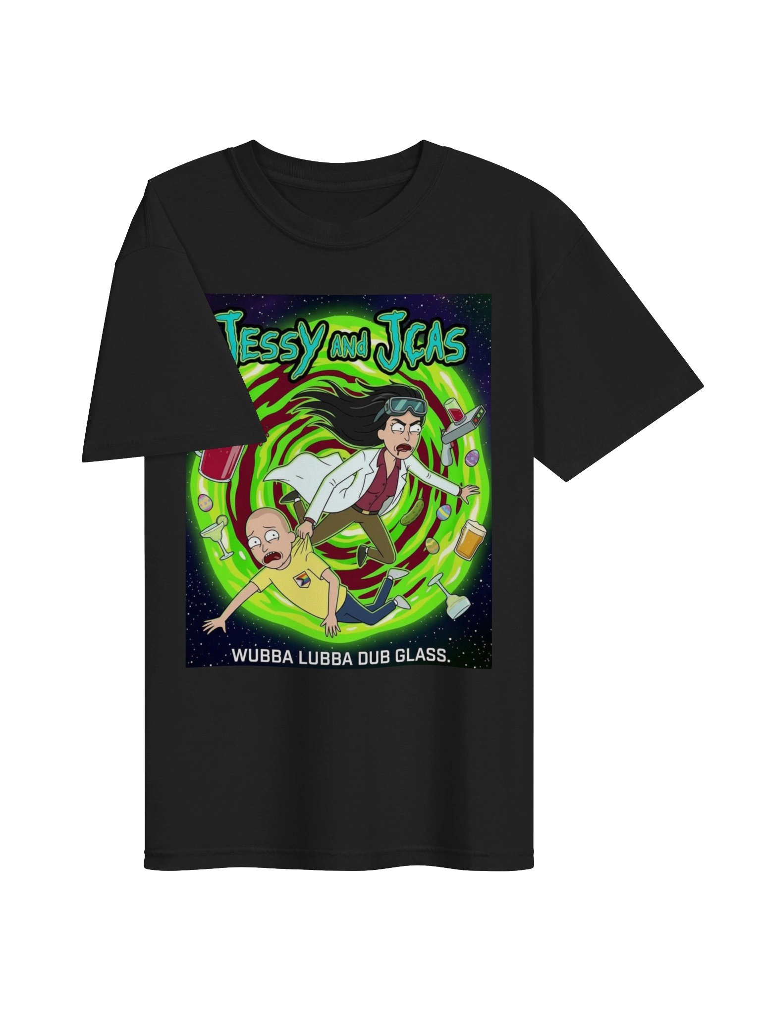 Wubba Lubba Dub Glass: OAGOT Multiverse Heavyweight Tee product image (3)