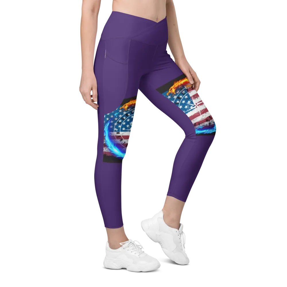Leggings w pockets Purple product image (4)