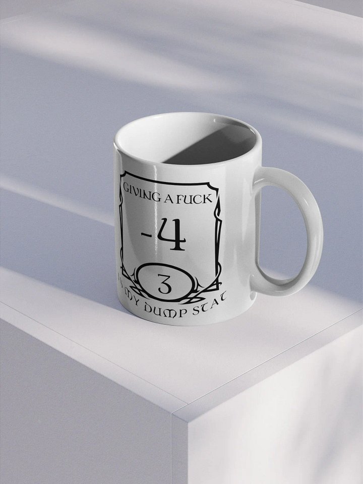 Dump Stat - Giving a F*ck Mug product image (2)