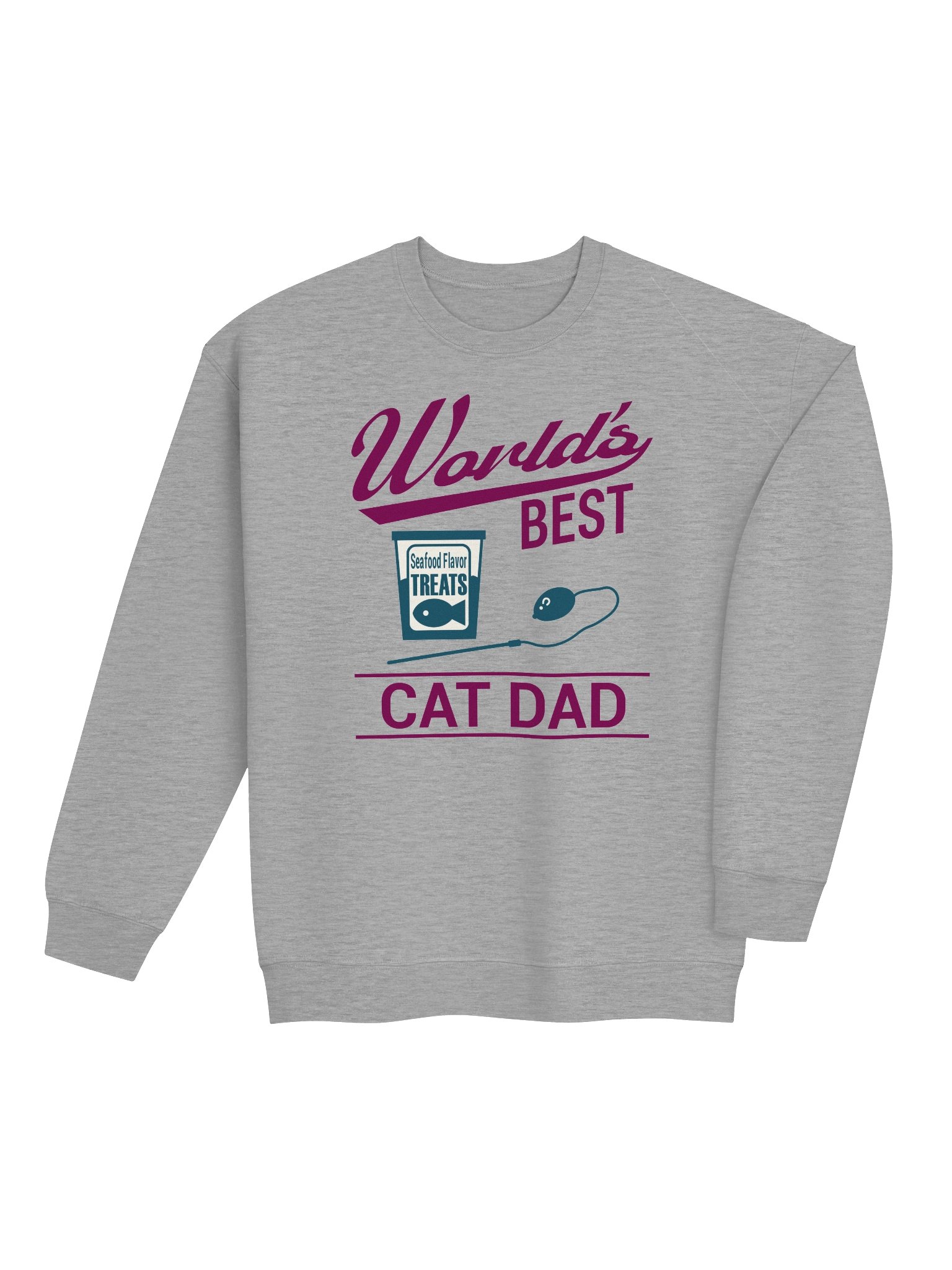 World's Best Cat Dad - Unisex Adult Sweatshirt product image (4)
